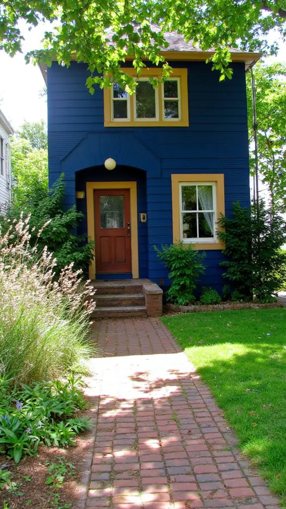 rustic elegance with navy