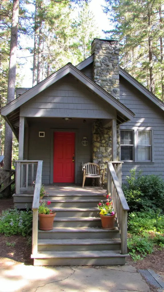 rustic gray cabin charm