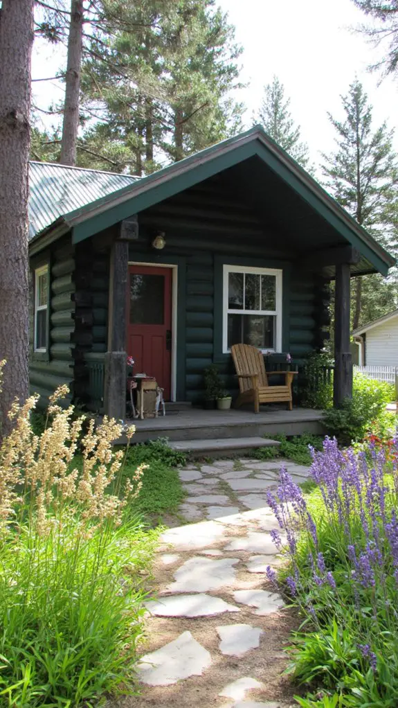 rustic log cabin bliss