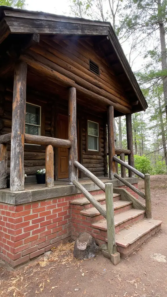 rustic log cabin charm