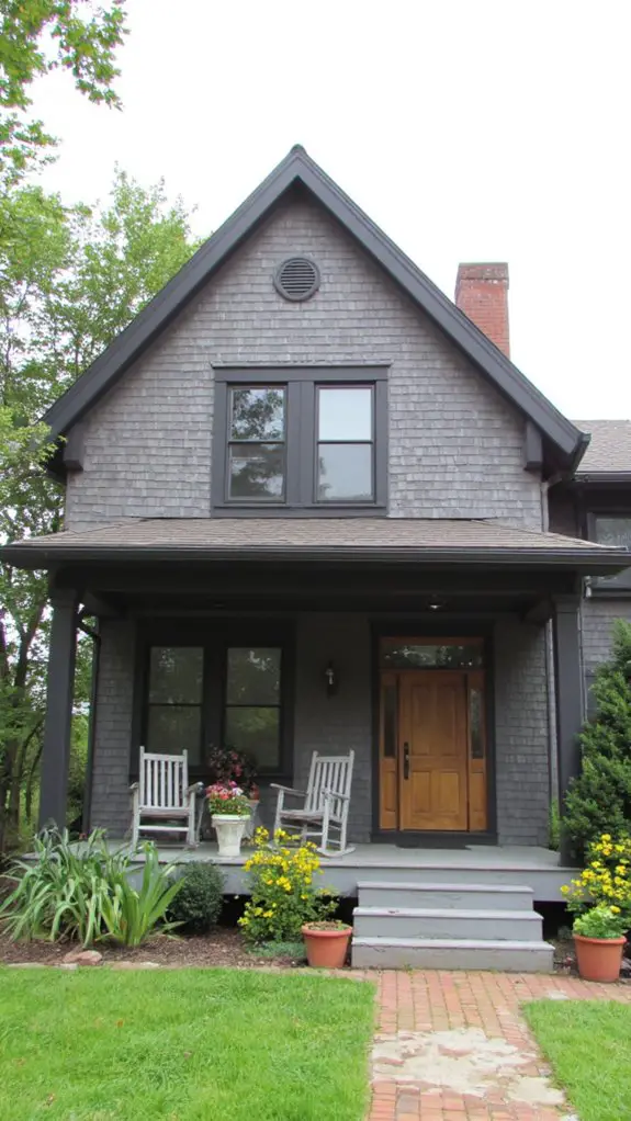 rustic modern exterior charm