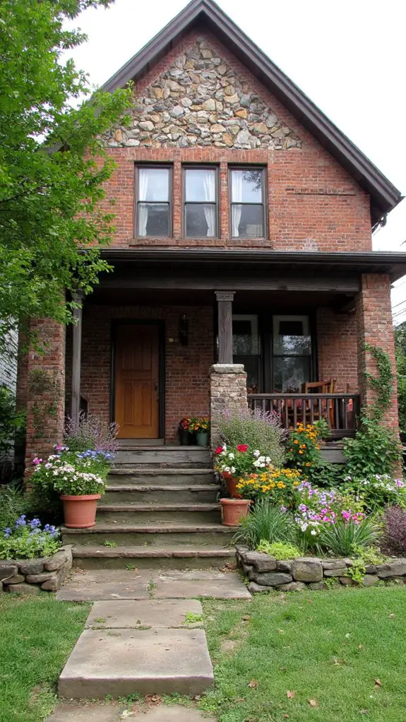 rustic modern exterior combination