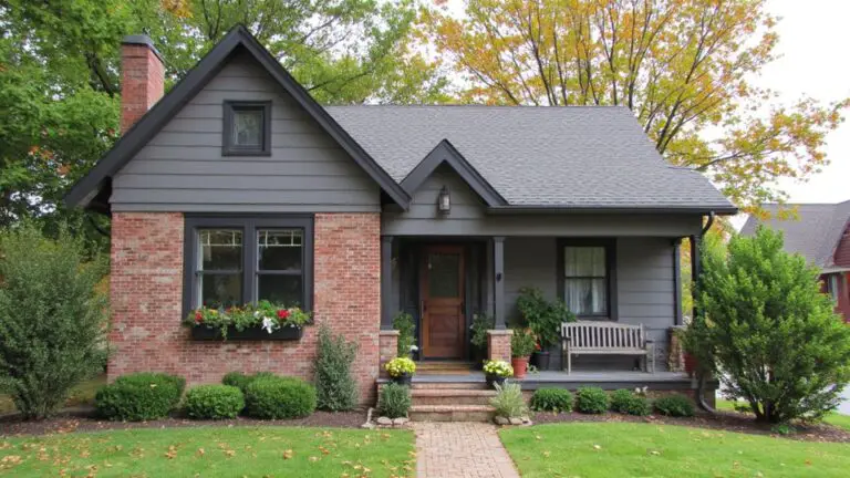 rustic modern gray brick