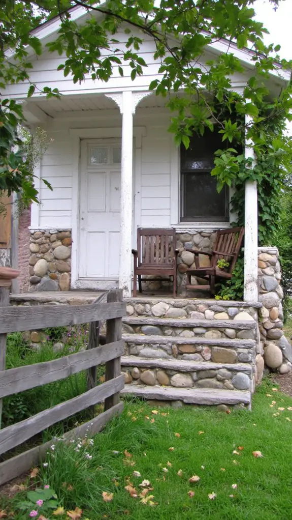 rustic stone enhances home appeal