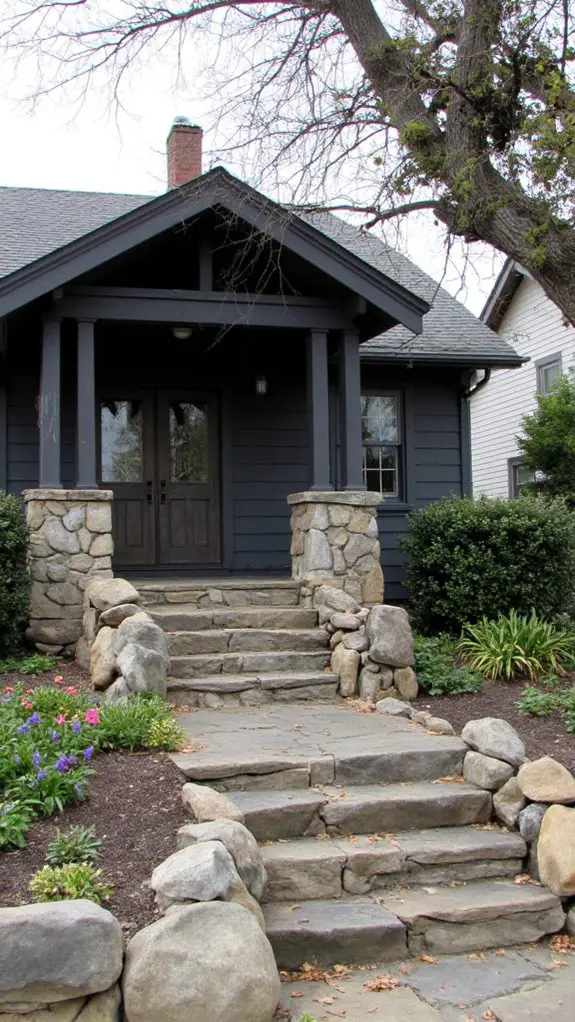 rustic stone gray elegance