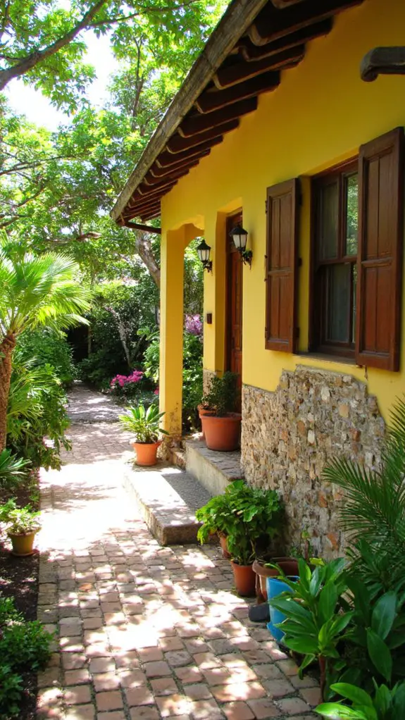 rustic tropical home retreat