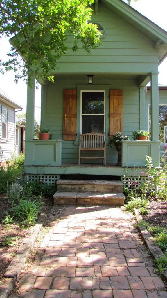 rustic wood enhances greenhouses