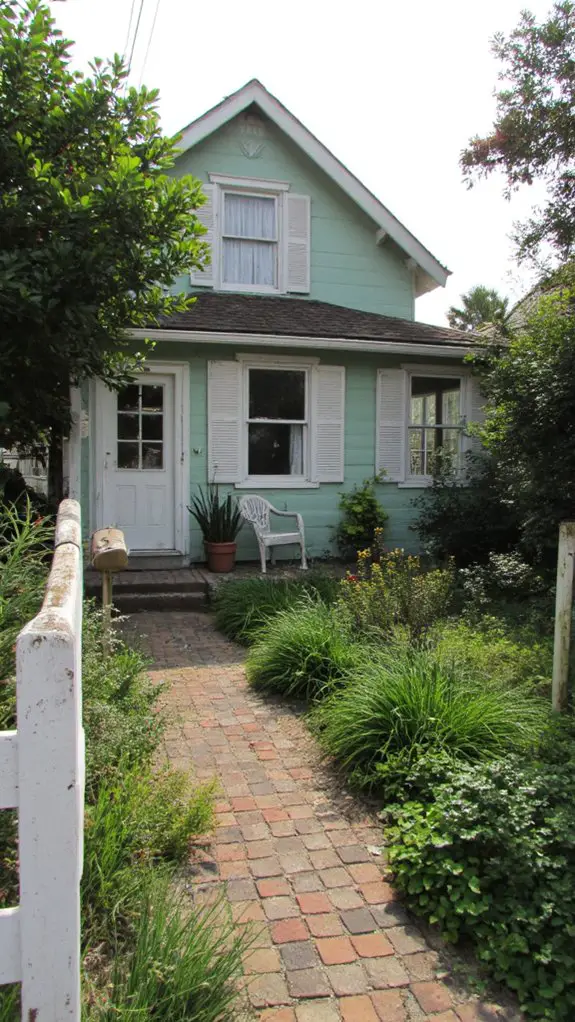 sage green coastal charm