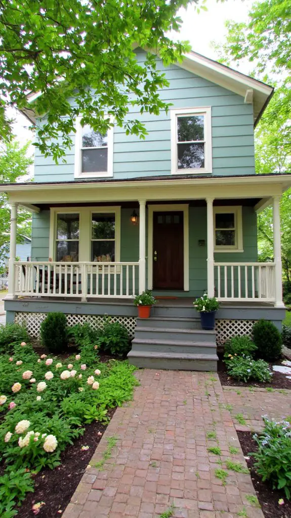 sage green cream serenity