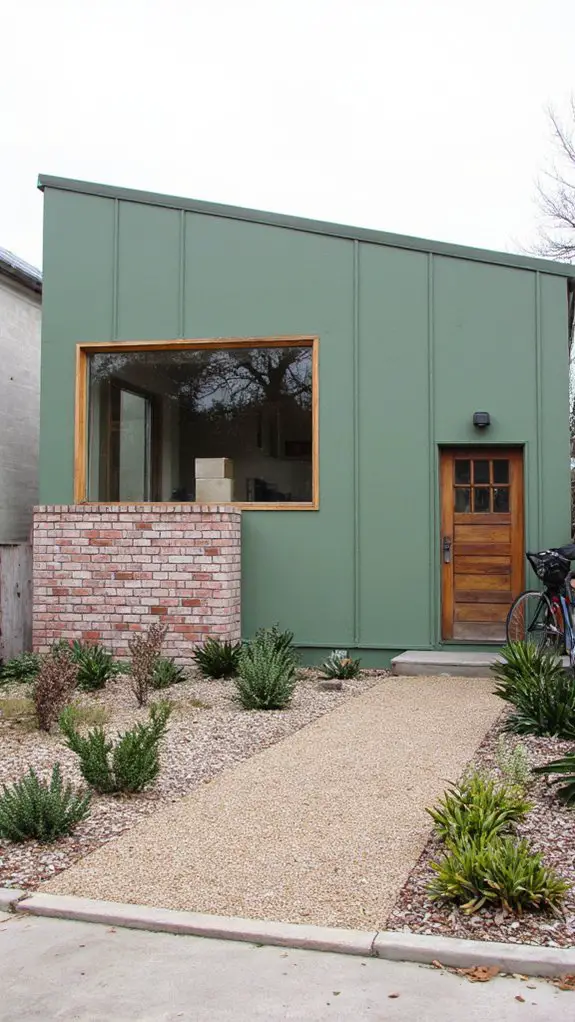 sage green enhances minimalism