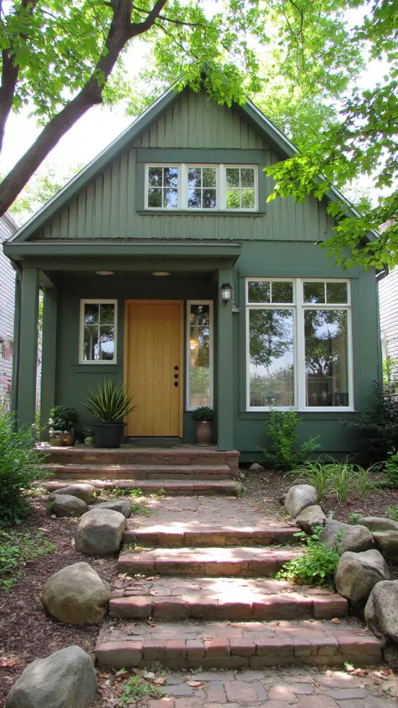 sage green enhances minimalist design