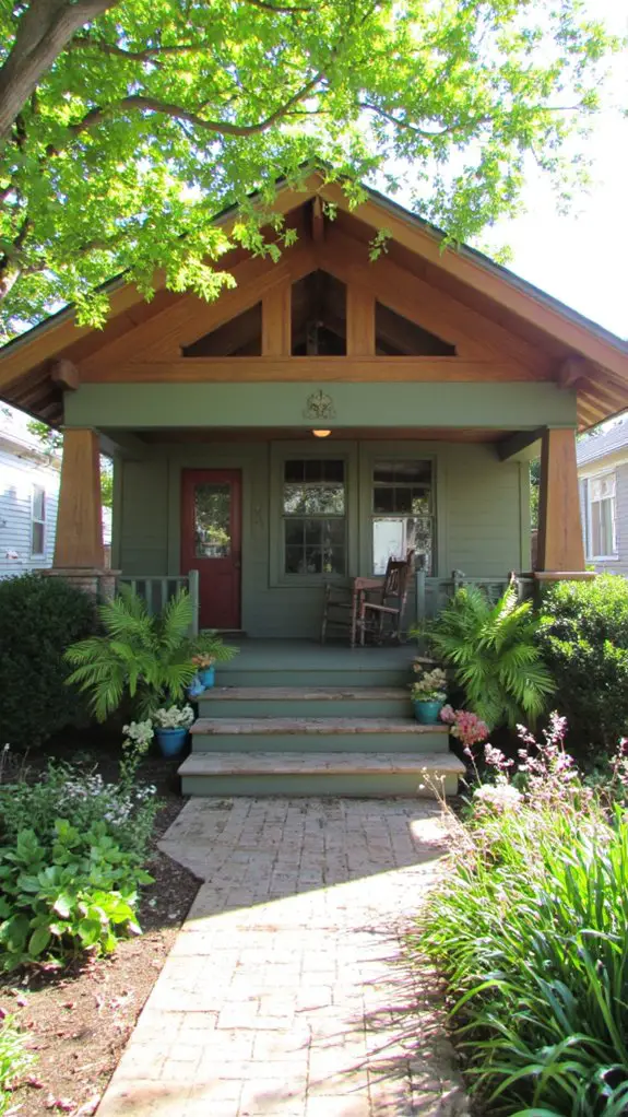 sage green warmth and craftsmanship