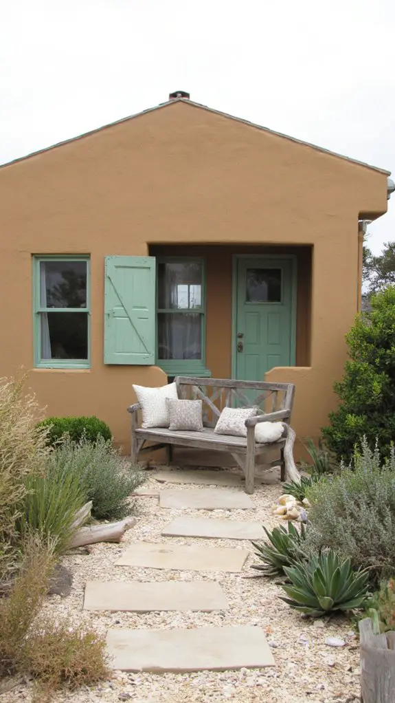 sandy coastal retreat atmosphere