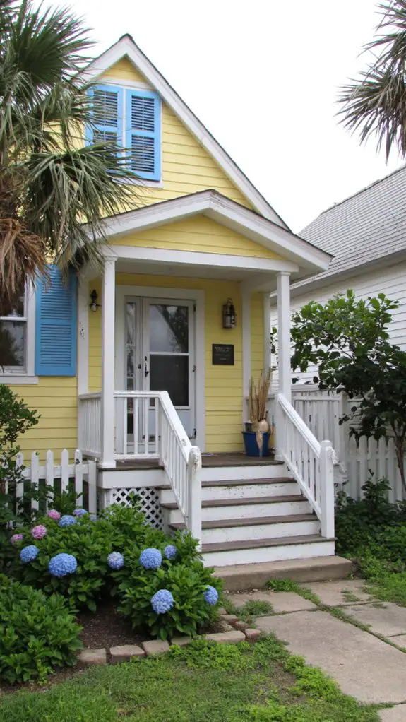 sandy yellow coastal charm