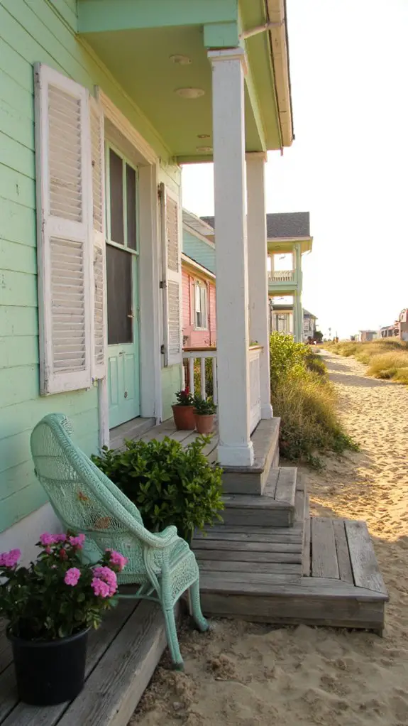 seafoam green coastal charm