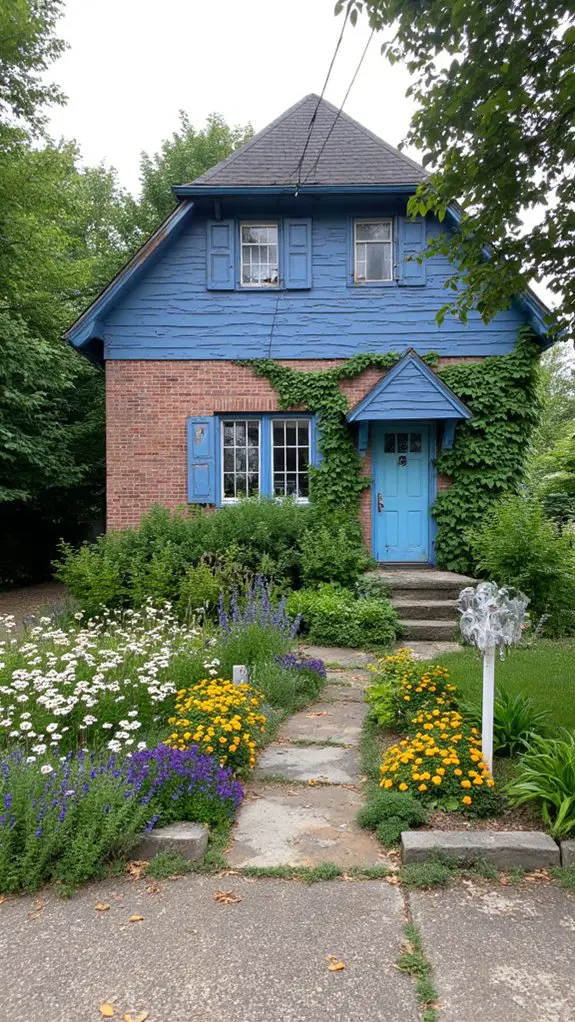 seasonal blooms enhance curb appeal