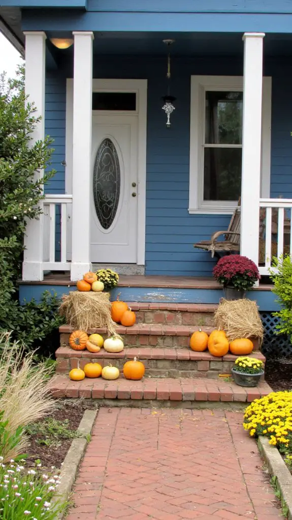 seasonal decor enhances curb appeal