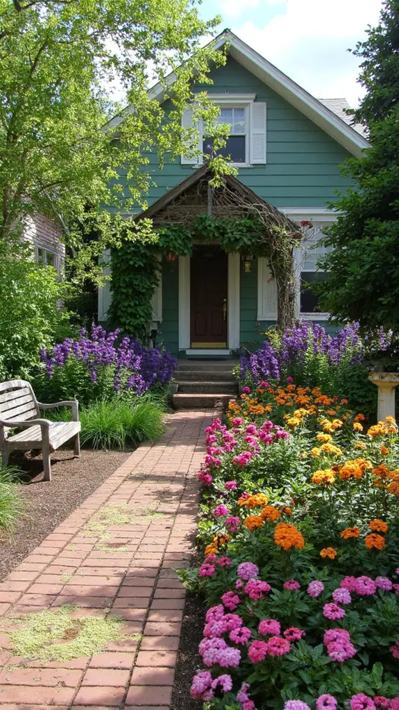 seasonal floral garden displays