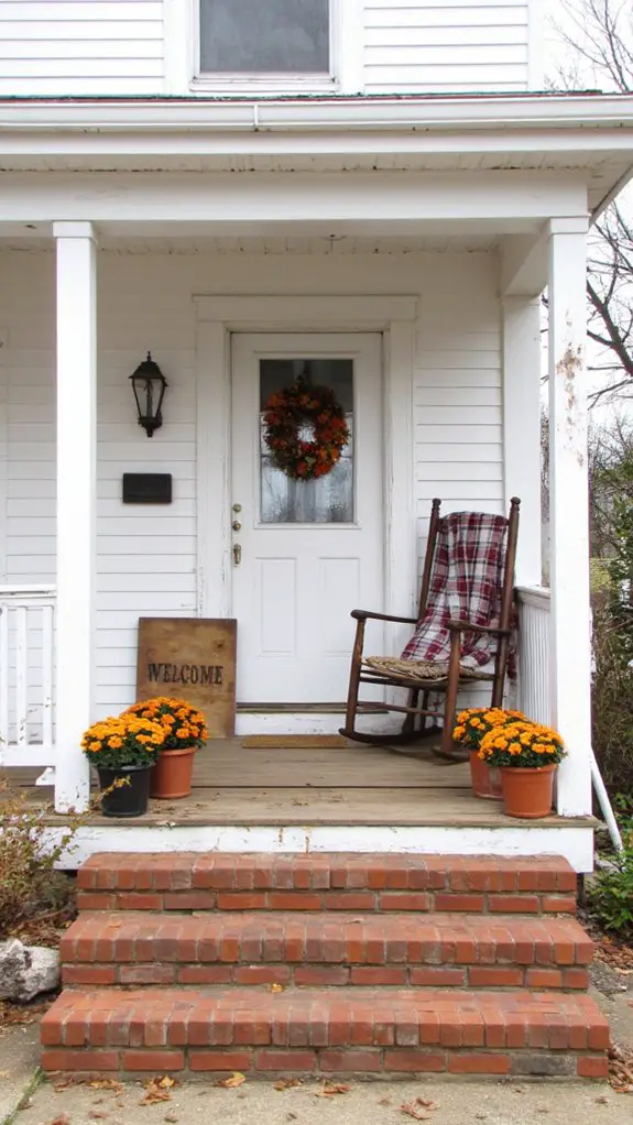 seasonal porch decor transformation