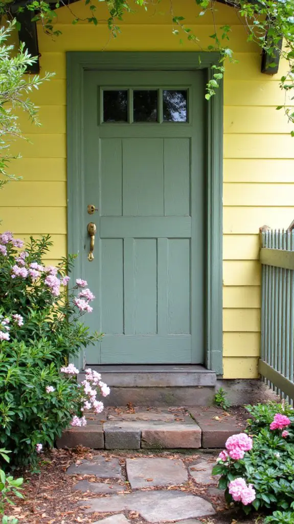 serene and sophisticated entrance