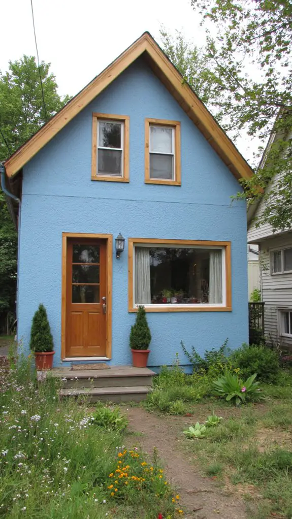 serene blue birch sanctuary