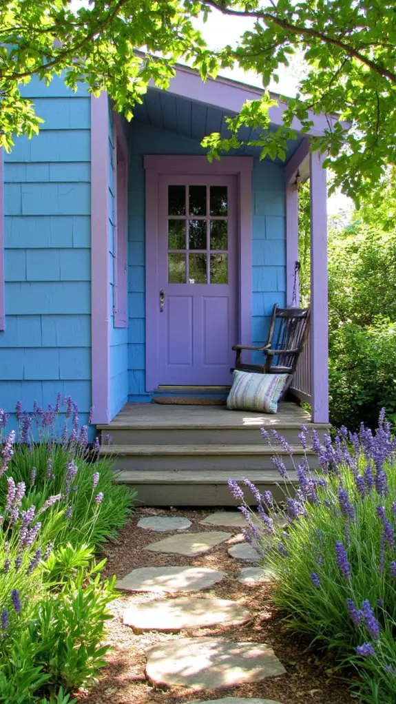 serene charming whimsical exterior