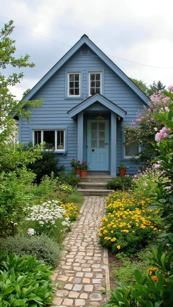 serene cottage garden path