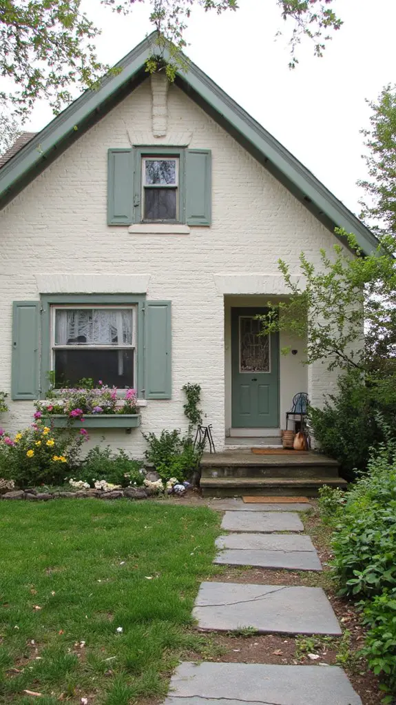 serene cream and sage