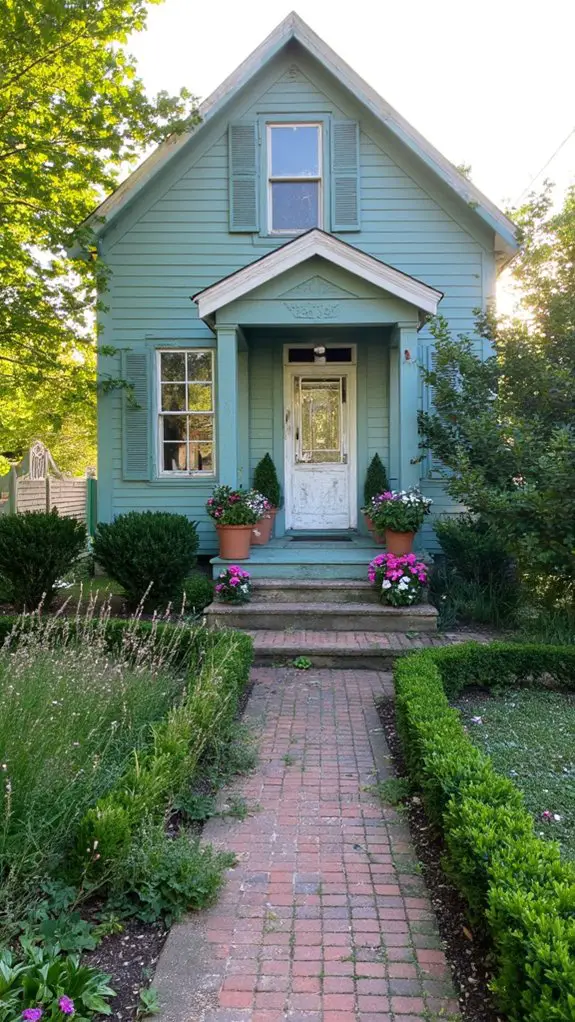 serene dusty blue elegance
