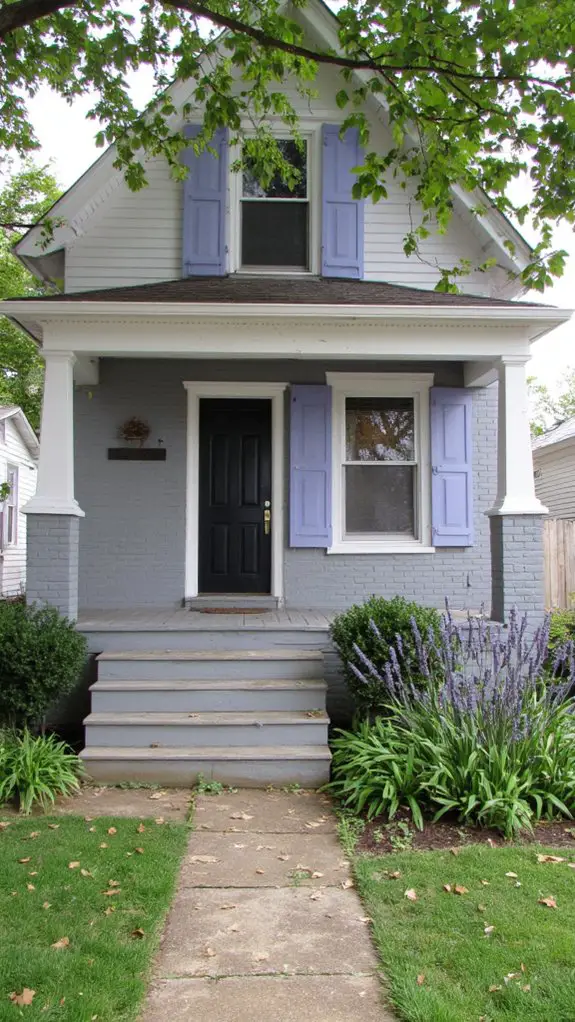 serene exterior color palette