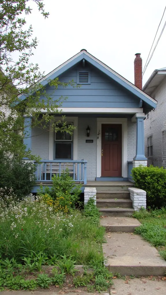 serene exterior color palette