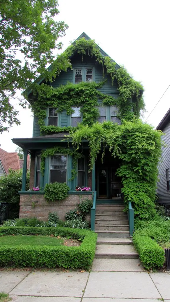 serene fern filled retreat