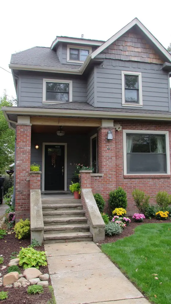 serene gray textured warmth