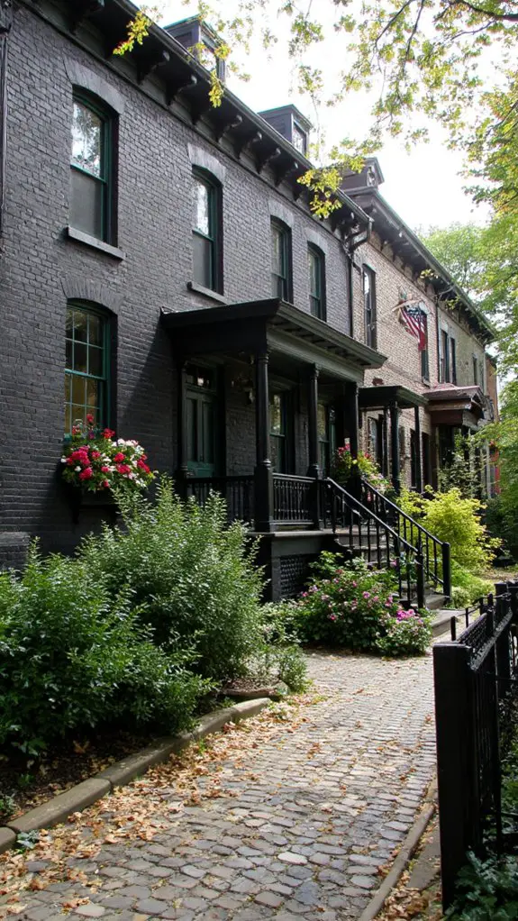 serene hunter green retreat