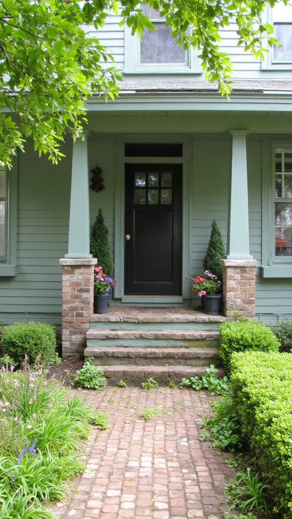 serene modern entrance elegance