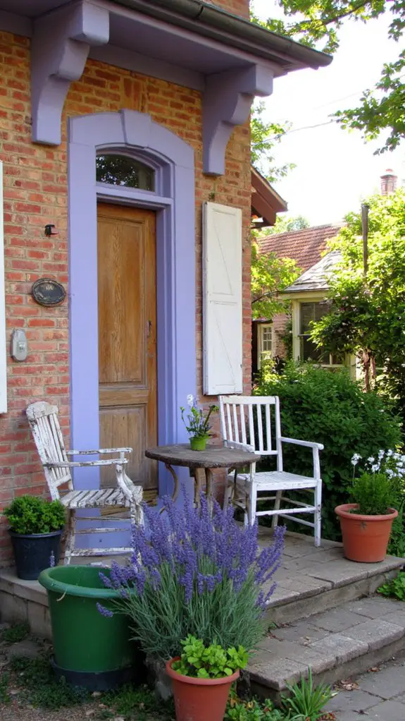 serene muted lavender elegance