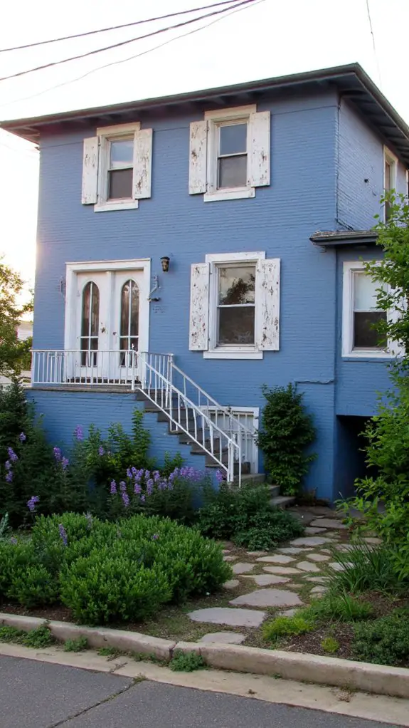 serene muted periwinkle elegance