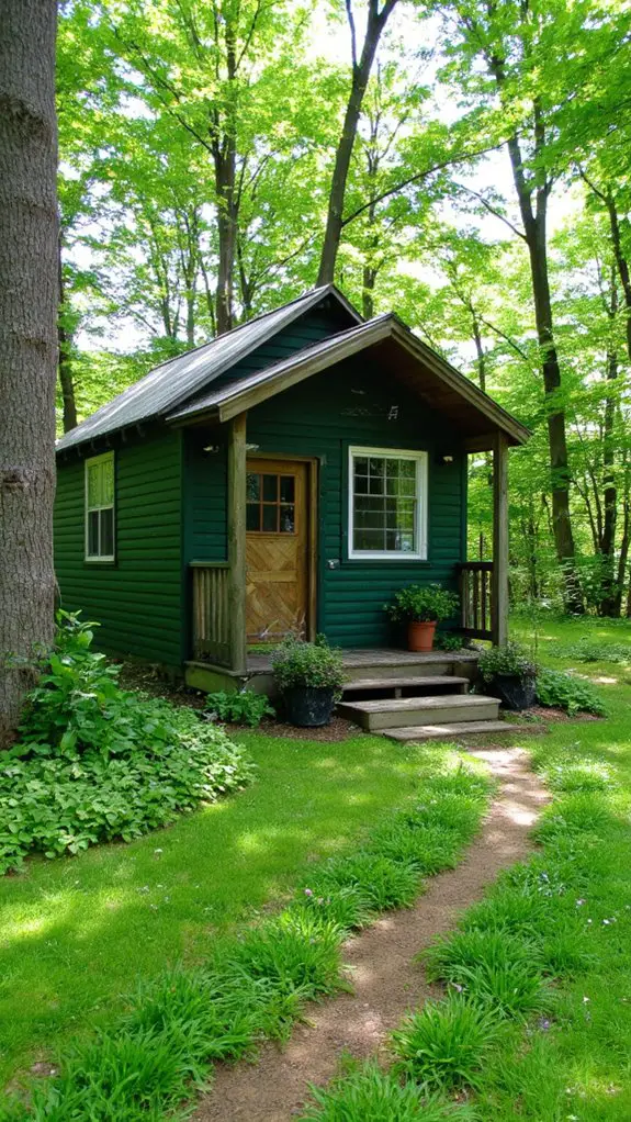 serene nature retreat cabin