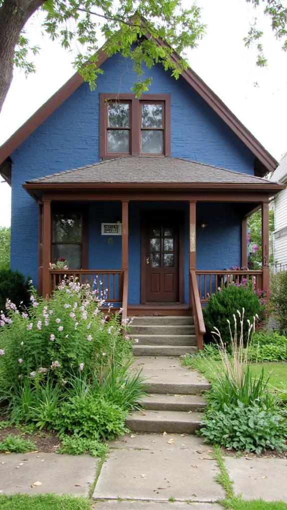 serene ocean blue accents