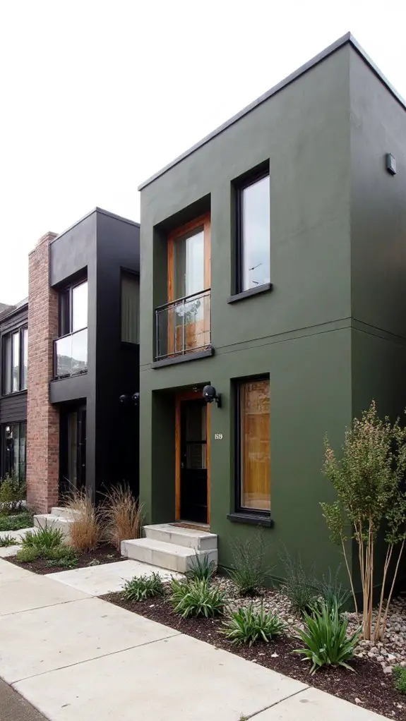 serene olive green elegance