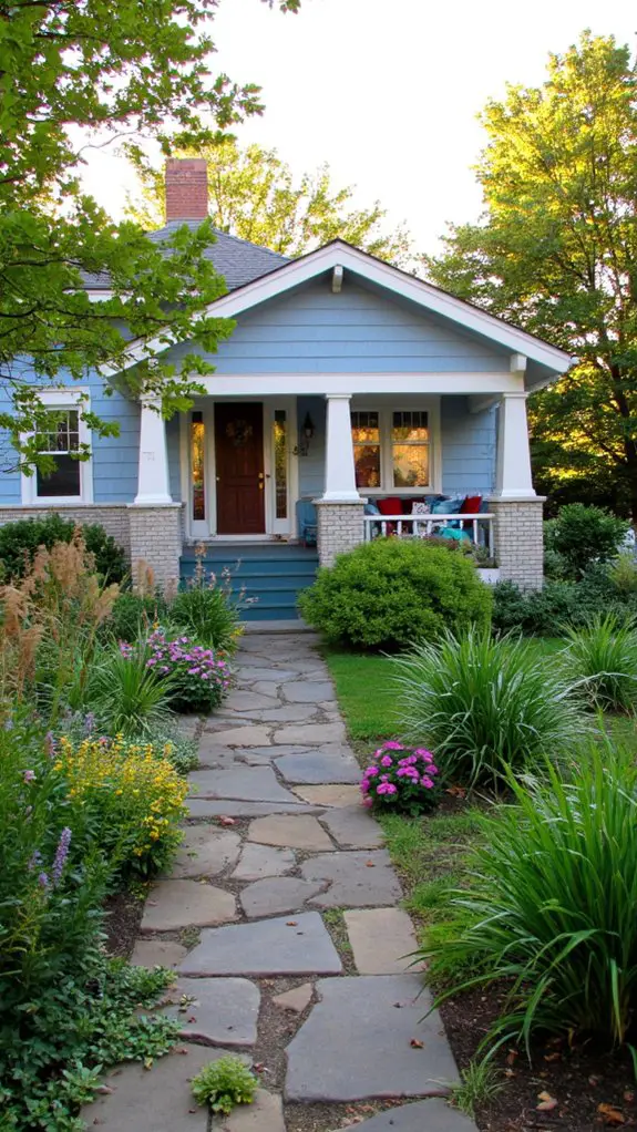 serene powder blue retreat