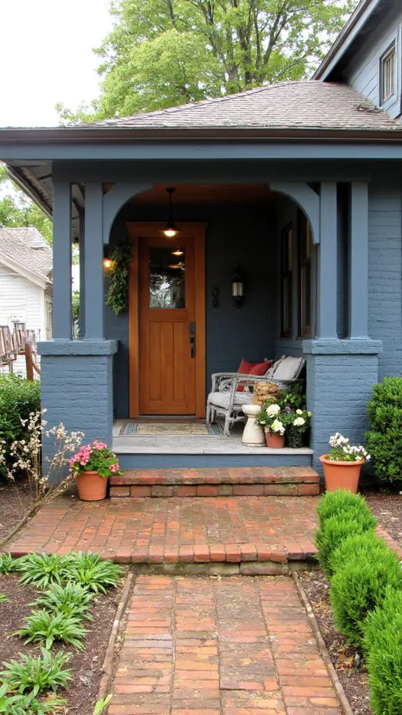 serene slate blue harmony