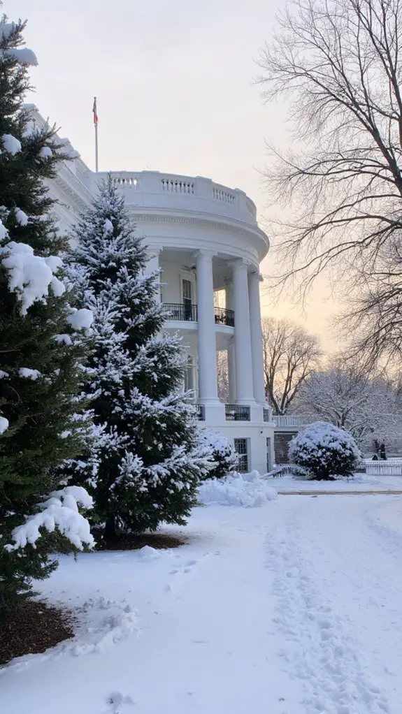 serene snowy winter wonderland