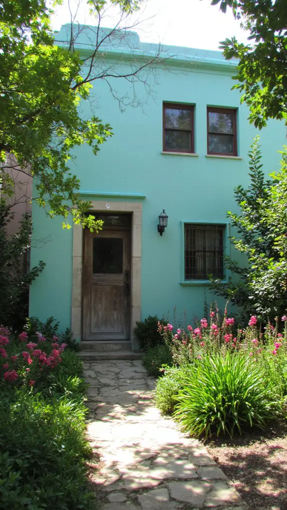 serene teal home tranquility