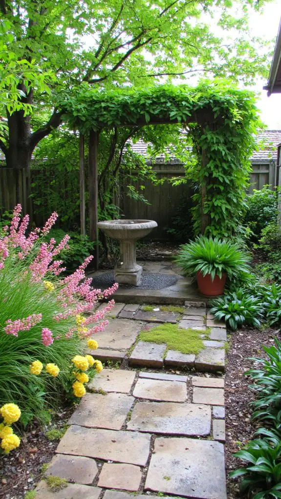 serene water feature integration