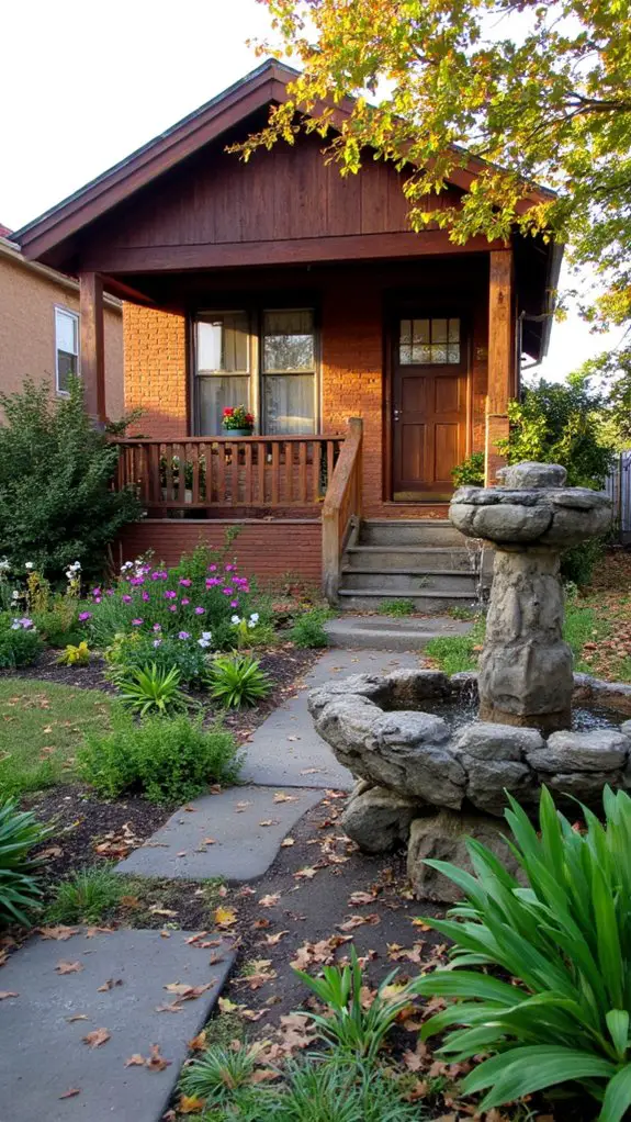 serene water feature oasis