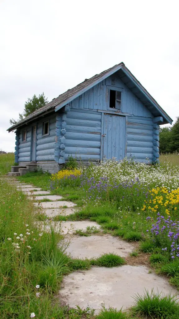 serene wildflower cabin retreat