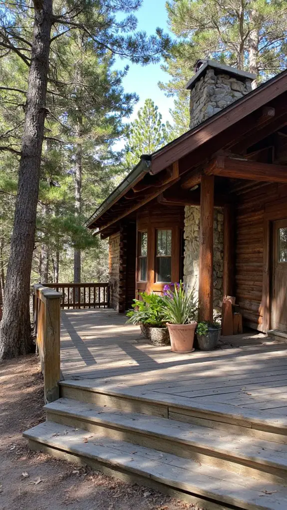 serene woodland cabin retreat