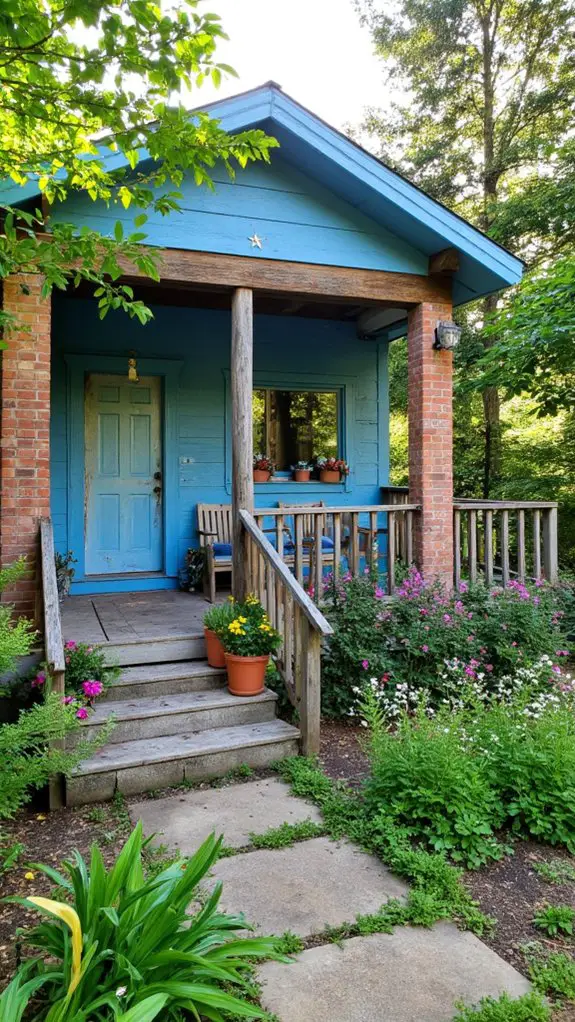 sky blue nature retreat