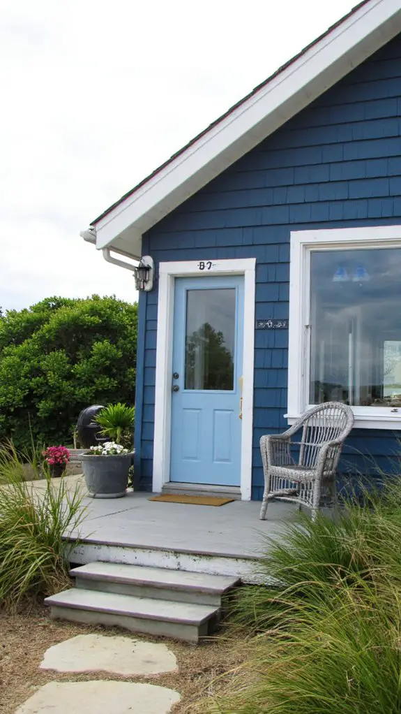 slate blue coastal serenity